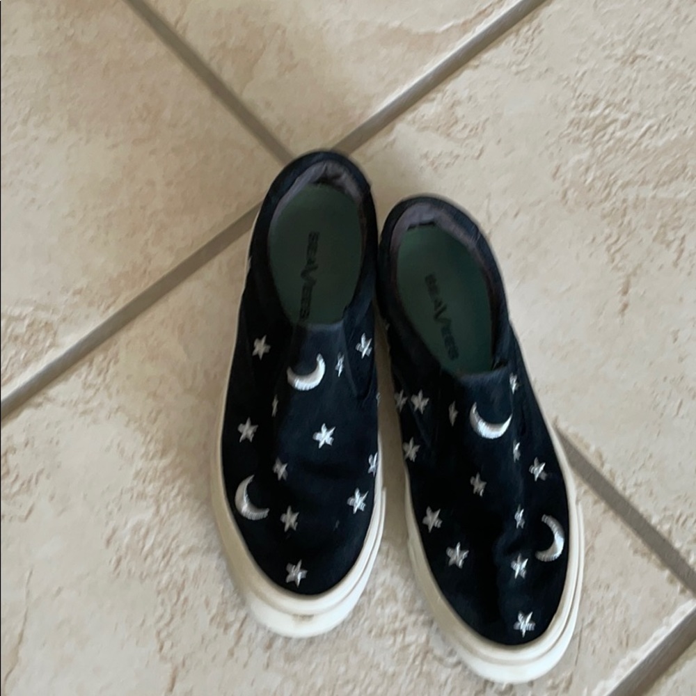 Hawthorne slip on celestial suede